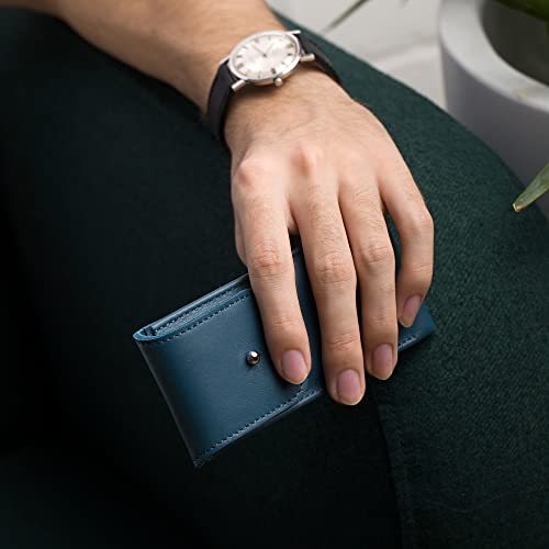 Horology Hour Leather Watch Pouch For Single Watch - Full Grain Nappa Leather - Travel Case - Storage Organizer #TOP1