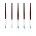 Meta-U 5 Pcs Clay Color Sculpting Shapers – Flexible Rubber Tip Shaping Pen Wipe Out Painting Brushes Carving Tools