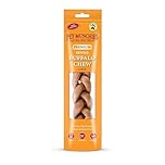 Pet Munchies Large Buffalo Dental Chew, Healthy, Natural and Long-Lasting Dog Treats, Grain Free and Low in Fat 90g