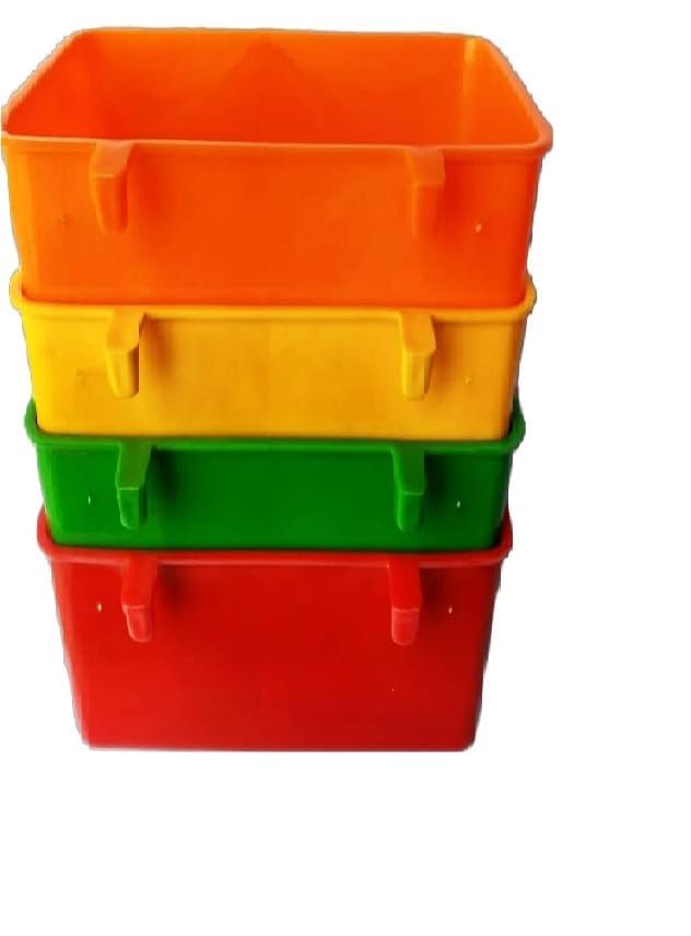 (Pack of 4) Plastic Bird Food Feeder Tray for Pigeons, Chickens and Other Pet Animals (B0D5MQGV2H) Amazon Price History, Amazon Price Tracker