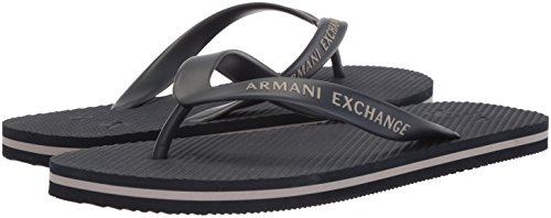 Image of Armani Exchange Men's Solid Flip Flops
