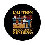 Zoom IMG-2 caution choir singing music lover Zoom IMG-2 caution choir singing music lover