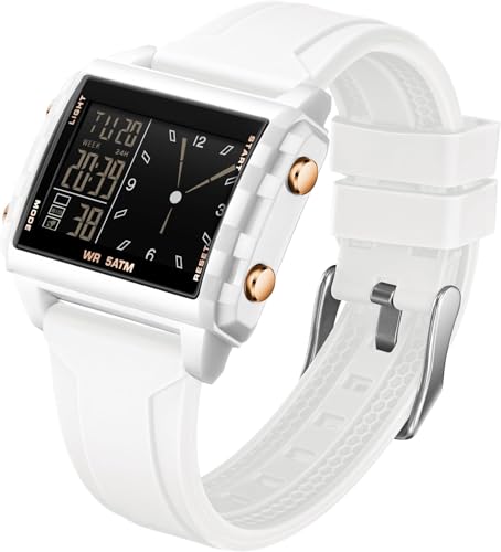 Montre militaire homme outdoor avec double fuseau et compte à rebours