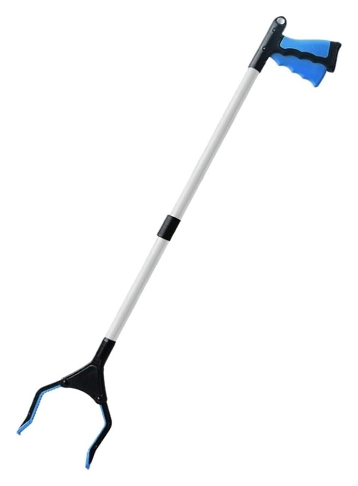 Pinza Recoge Objetos, Pinzas Extensibles, Palo de recogida portátil de acero con agarre fuerte for estantes de tiendas(Blue)