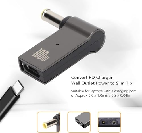 Image of ETZIN USB to DC Power Cable, Fast Charging Chip, USB to DC Adapter, Convenient for Office Bedroom for Home (5.0 x 1.0mm)