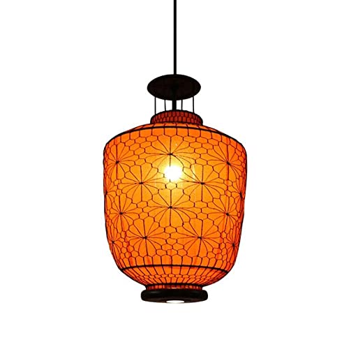 LPFWSK Linterna de Palacio clásica, Nuevo Restaurante Chino, Restaurante, Tienda Wok, lámpara de araña Tejida con Alambre, lámpara Tejida a Mano, Linterna Cover