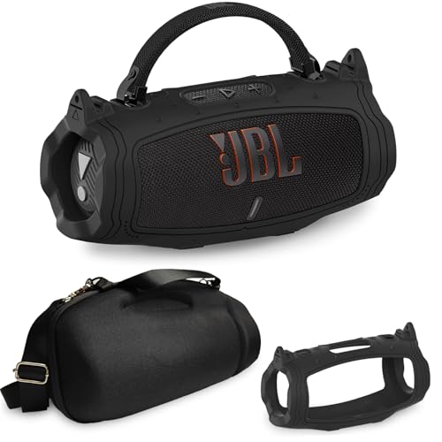 JCHPINE Silicone Cover and Carrying Case for JBL Charge 6 Bluetooth Speaker