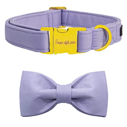 Unique style paws Dog Collar with Bowtie