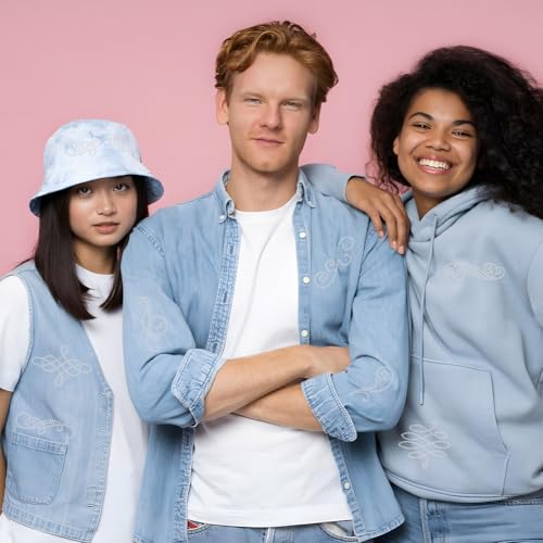 Calcomanías de transferencia de calor de rizos para personalizar chaquetas de niñas 4