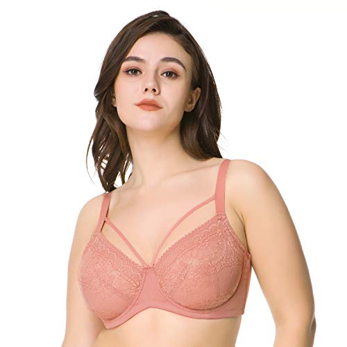HSIA Bras for Women Minimizer Full Coverage, Plus Size T Shirt Unlined Underwire Smooth Bra, Seamless Cups Joan Ultimate Soft Black 30B