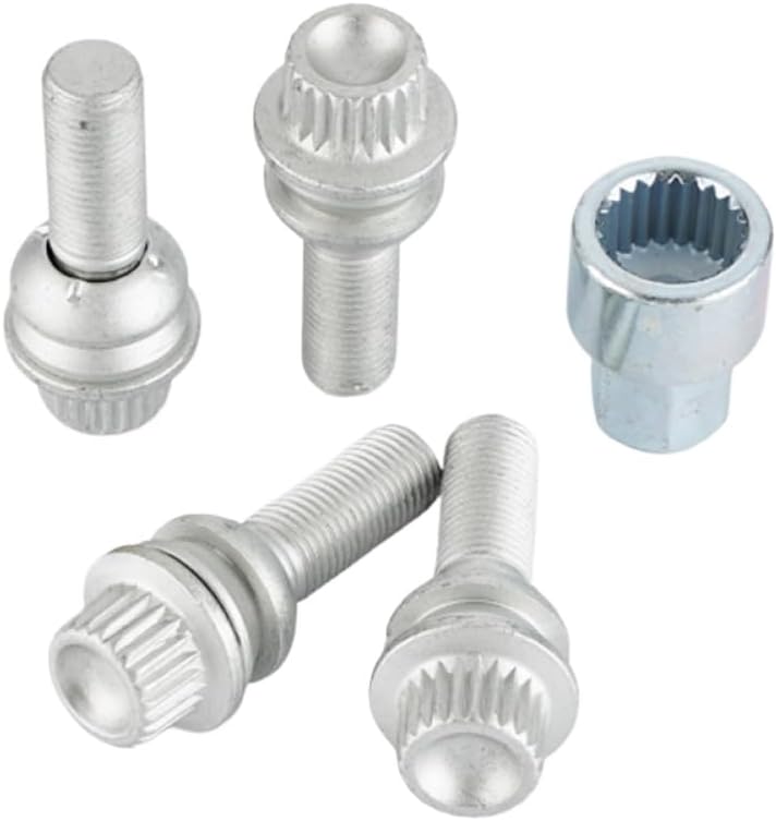 Wheel Anti-Theft Lock Screws Bolts M14x1.5 Compatible with 718 911