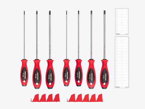 Image of TEKTON Phillips and Slotted Screwdriver Set, 7-Piece | DWZ90126