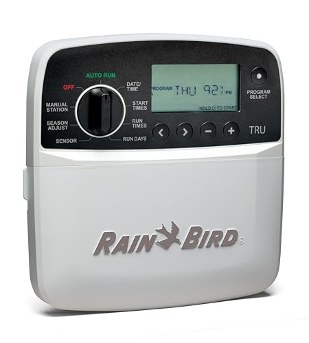 Rain Bird TRU4I Program-Based Indoor Irrigation Sprinkler Controller/Timer, WiFi Module Ready, 4-Zone/Station