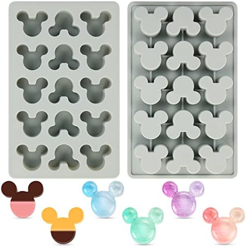LIYDE Gummy Bear Silicone Molds, 15 Cavity Non-Stick Bear Silicone Molds for Ice Cube DIY Gummies Chocolate Candy Grey image 4