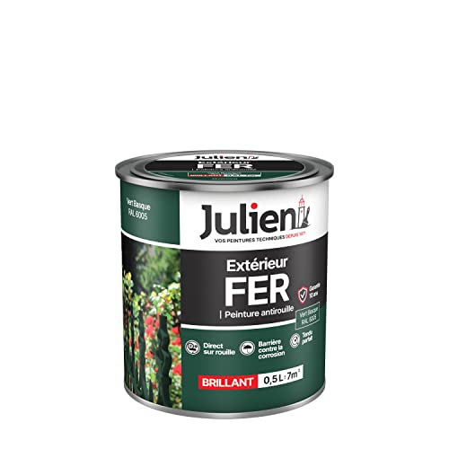 Julien Peinture Fer Anti-Rouille Brillant - Portes, grilles, portails, mobilier