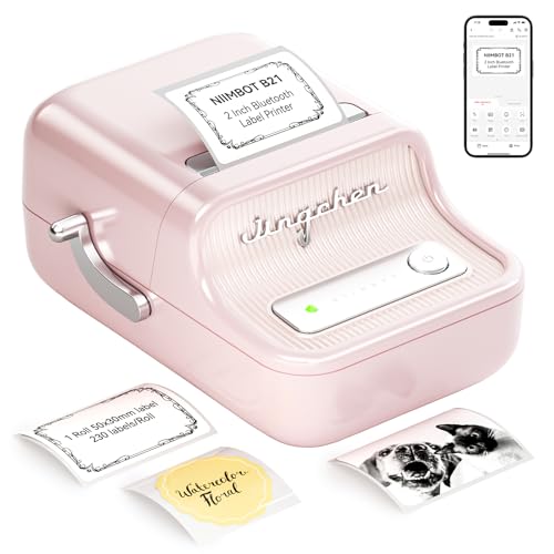 NIIMBOT B21 Label Maker, Inkless Bluetooth Label...