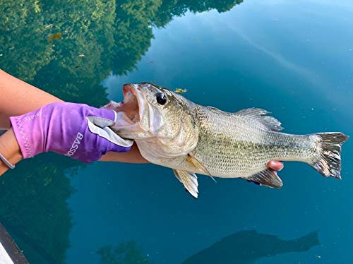 Image of Bassdash ALTIMATE UPF 50+ Women's Fishing Gloves UV Sun Protection Fingerless Gloves for Kayaking Paddling Hiking Cycling Driving Shooting Training