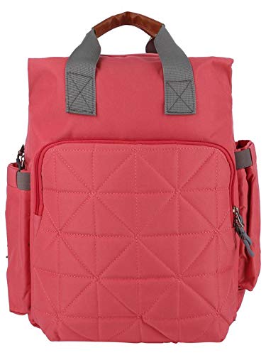 Diaper Bag with Changing mat Color Pink.