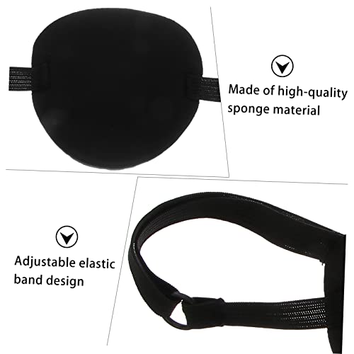 FRCOLOR 10 Pcs Tapa-olho De Pirata Tapa-olho De Feltro Crianças Tapa-olhos Meninos Tapa-olhos De Pir