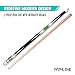 Pathline Pool Cue Stick - 58 inch Canadian Maple Billiard Pool Stick (Green 20oz)