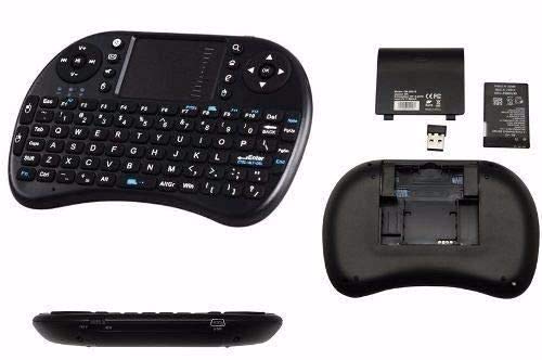 Mini Teclado Mouse Touchpad Wireless Wifi I8 Tv Box Usb Pc Ps3 Xbox Preto