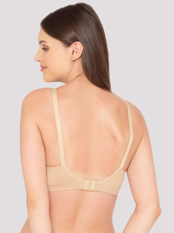 Image of Groversons Paris Beauty Women's Cotton, Full Coverage, Non-Padded, Non-Wired Bra (BR001)