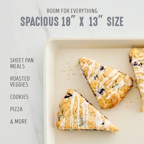 Plaque de cuisson céramique saine 45x33cm pour biscuits parfaits - 6
