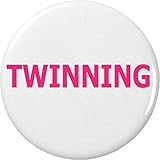 Twinning 2.25' Keychain Twins Twin Saying
