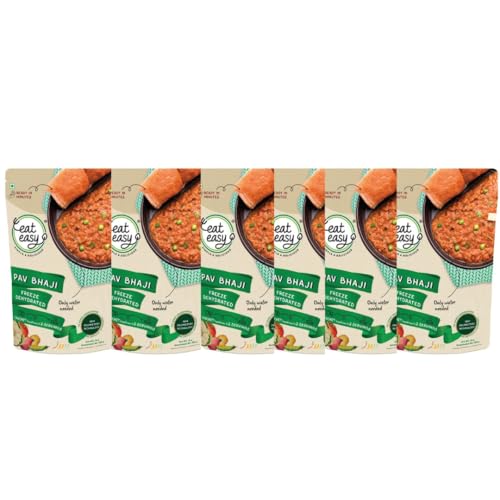 Image of Eat Easy Ready To Eat Pav Bhaji- 65g (Pack of 6) Just Add Hot Water & Cook
