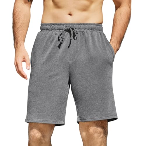 COOFANDY Men's Casual Lounge Shorts 7 Inch Sweat Shorts Pants