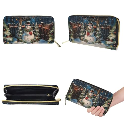 Image of HUGS IDEA Leather Purses and Handbag for Women Bucket Bag with Wrist Wallet 2 Packs