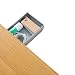 Chris.W Self Stick Underdesk Hanging Organizer Pencil Drawer, Unique Desk Organizer Provides Under Desk Storage for Pens, Pencils, Phone, Paper Clips & More(Grey)