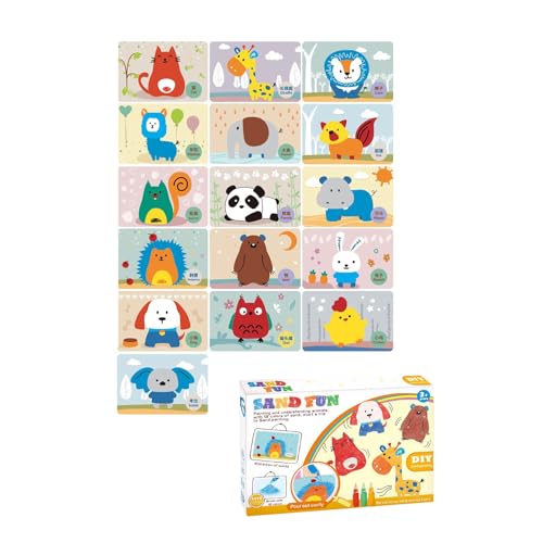 子供サンドアート絵画プロジェクト砂描画クラフト想像力豊かな楽しい実践学習ツール絵画アクセサリー創造的な遊びおもちゃ
