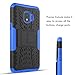 Samsung Galaxy J2 Case,Galaxy J2 Core Case/J2 Dash/J2 Pure/J260/J2 Shine,Numy Dual Layer Shockproof,w HD Screen Protector,Protective w Kickstand Hard PC & Soft TPU Case,Attractive Tire Appearance-Blue