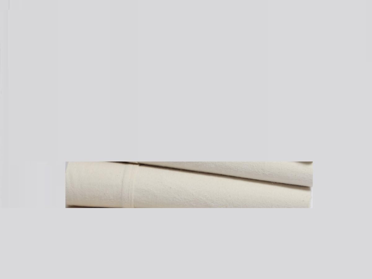 Organics and More Naturesoft Organic Cotton 5 oz. Single Flannel Flat Sheet - Full