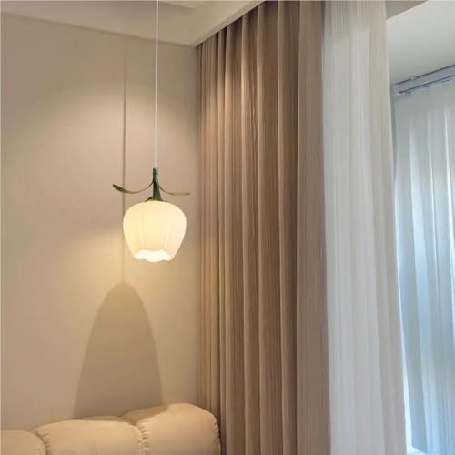 Lampe suspendu hauteur réglable pour éclairer une petite chambre e27