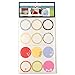 Round and Square Decorative Gift Label 48 Piece Assortment Set