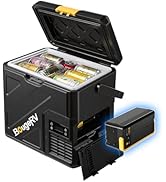 BougeRV 173Wh 車載冷蔵庫バッテリー ポータブルバッテリー 車載冷蔵庫専用