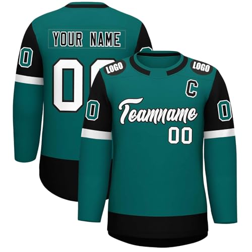 Personalised Tops Shirts, Jerseys for Training Suit,Concevez Votre Maillot de Hockey personnalisé avec Votre nom/équipe/numéro