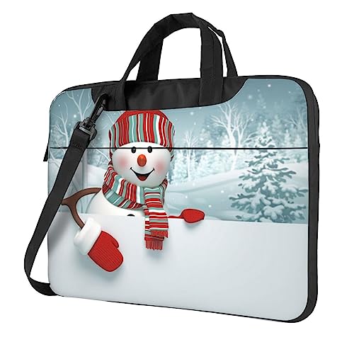 Sac bandoulière portable 13 pouces noir motif imprimé rigolo