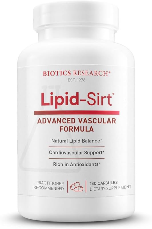 Evorina Biotics Lipid SIRT Supports Vascular Integrity, Supports Healthy Lipids and Cardiovascular Health 240 Capsules | High Strength Herbal Supplement | Clean Label Ayurvedic Wellness-image-12