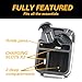 Zinytrae Universal Center Console for Cars, Trucks, Minivans, SUVs, Car Console Organizer with 2 Adjustable Cup Holders, Seatbelt for Secure Hold Car Seat Organizer, Truck Floor Console