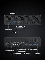 MINIS FORUM MS-01-S1260 Mini PC,Intel Core i5-12600H,ohne RAM und SSD – Ansicht 5