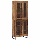 Ordine versatile per ogni stanza: sia come buffet da cucina per la presentazione di bicchieri da piatti come dispensa nel corridoio o come ripiano alto nel soggiorno, questo mobile trasforma le pareti inutilizzate in centri di stoccaggio funzionali e, grazie alla sua colorazione neutra, offre un fascino credenza con il massimo beneficio