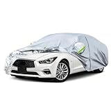 BriYorWay Car Cover Waterproof All Weather for Infiniti Q50 All Years Accessories, for Infiniti Q...