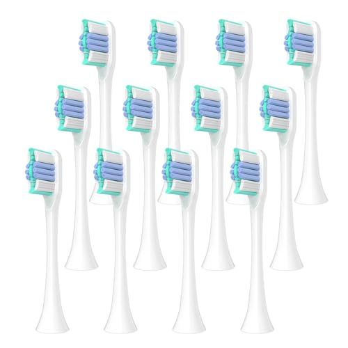 2/4/8/12 �� Oclean �d�����u���V�����p�u���V�w??�b�h�ƌ݊�������A�v���t�F�b�V���i�����u���V�w�b�h���t�B�� �X�p�[�N�A�t���[�AX�AZ1 �p(White-12 Pcs)