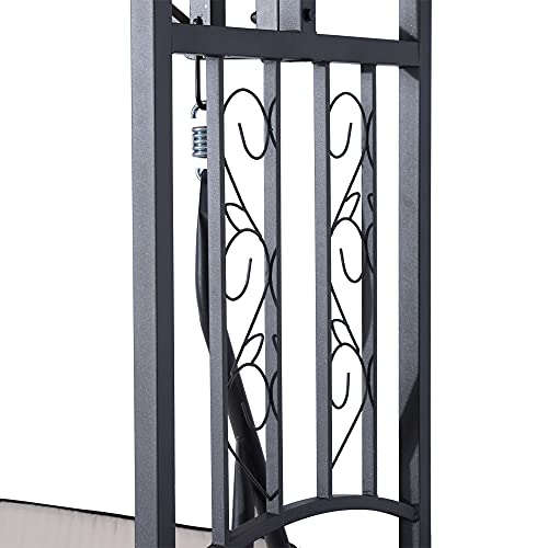 Outsunny Dondolo da Giardino con Tetto Parasole in...