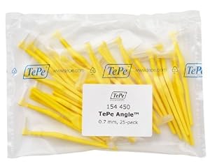 TePe Angle Interdentalbürsten Gelb 0.7mm 25 Stück