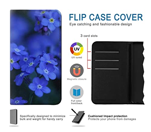 Étui cuir iPhone 15 Plus Forget me Not pour vos déplacements urbains - 4