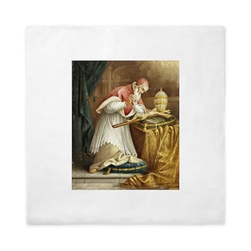 CafePress in Prayer Queen Duvet Cover, Printed Comforter Cover, Unique Bedding
